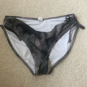 Old Navy Grey Marbled Bikini Bottom